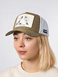 Бейсболка CAPSLAB арт. CL/LOO9/1/PCT/DAF Looney Tunes Daffy Duck (оливковый)